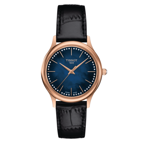 Tissot Excellence Lady Rose Gold / Blue MOP